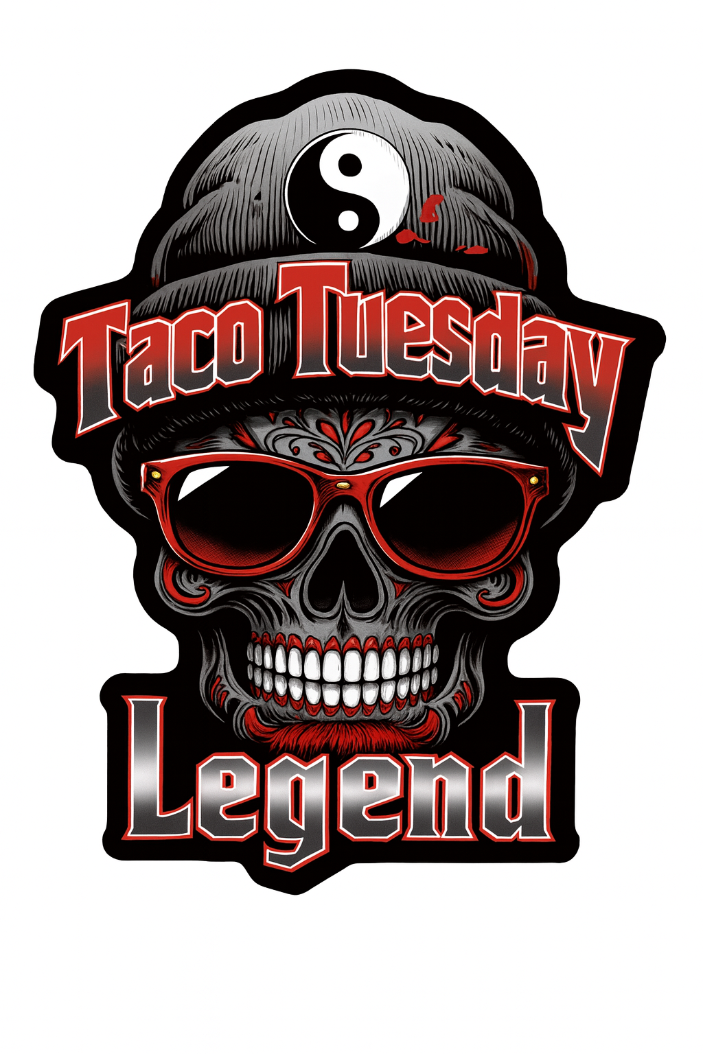 Taco Tuesday Legend Sticker